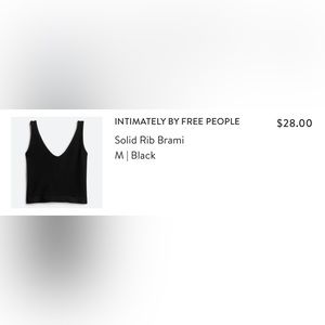 Intimately by Free People Solid Rib Brami